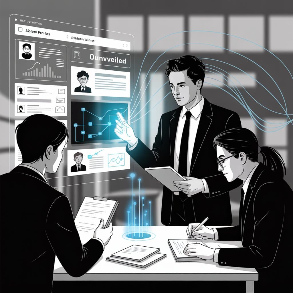 Recruiter finding talent