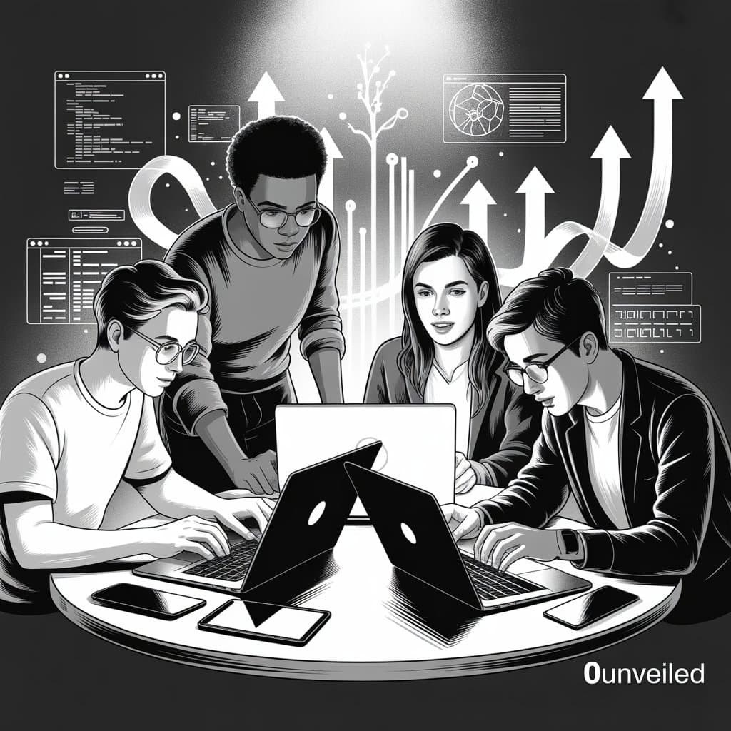 Student using the platform